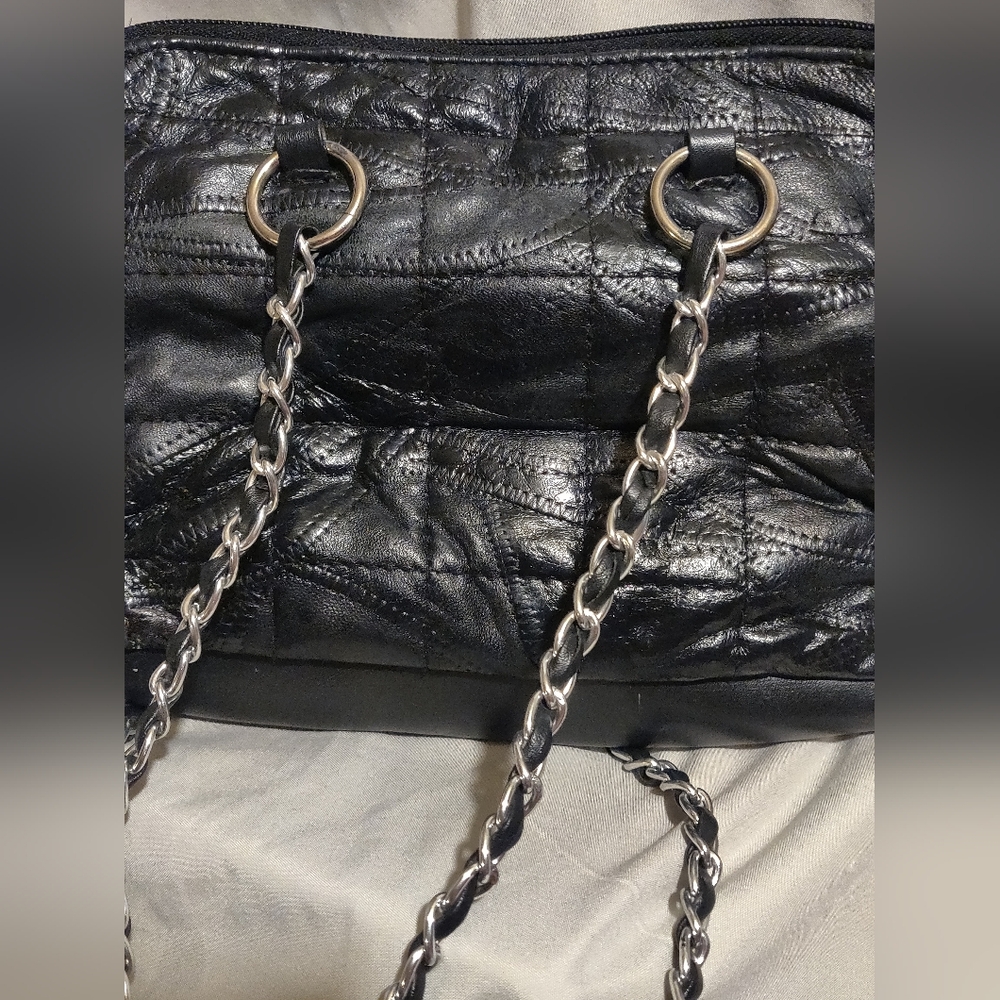 ❤️3/$10 VINTAGE LIZ CLAIBORNE & BLACK LAMBSKIN PURSE BUNDLE - Picture 7 of 10